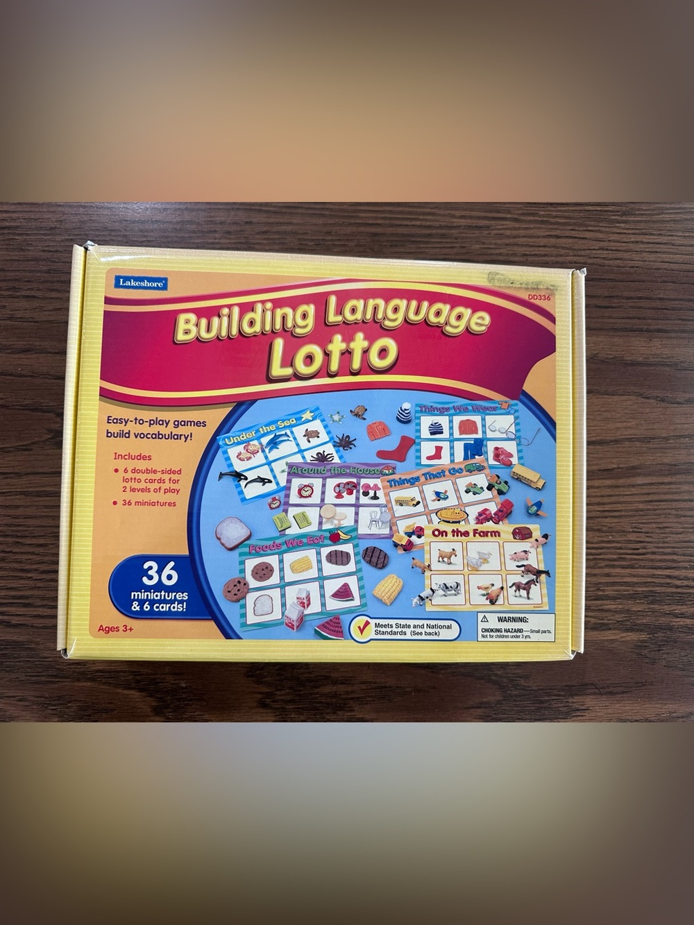 Lakeshore Building Language Lotto Kids Learning Game